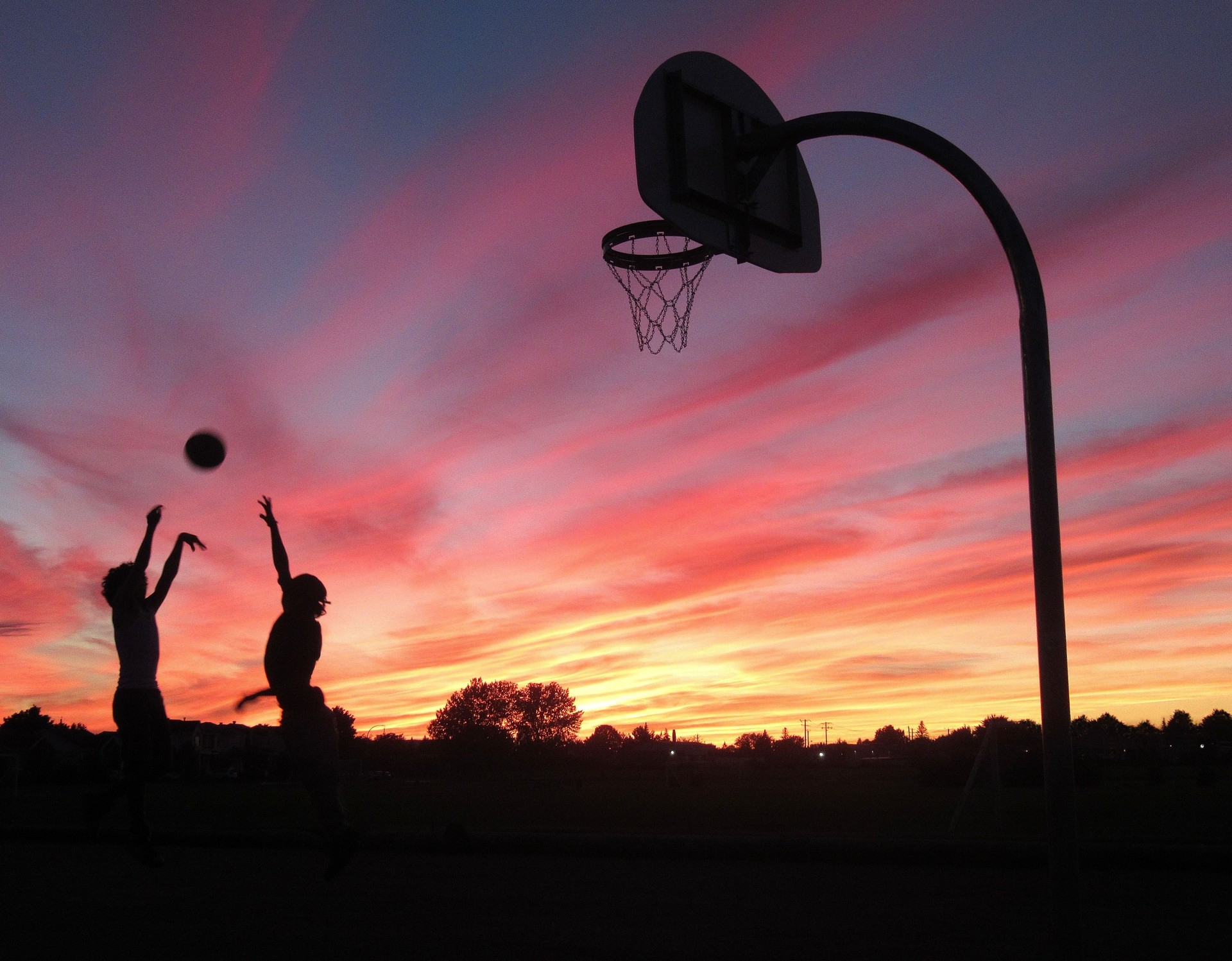 Lifestyle, "Hoops at Twilight".